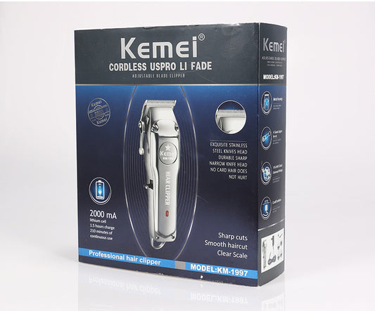 Kemei Rechargeable Electric Hair Clipper for Men